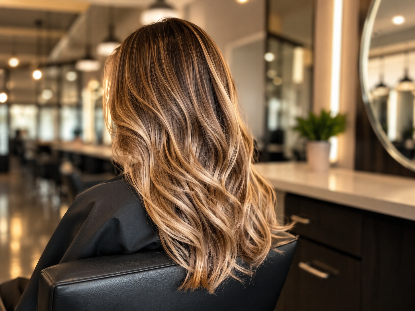 Clean and welcoming Willow & Co salon interior